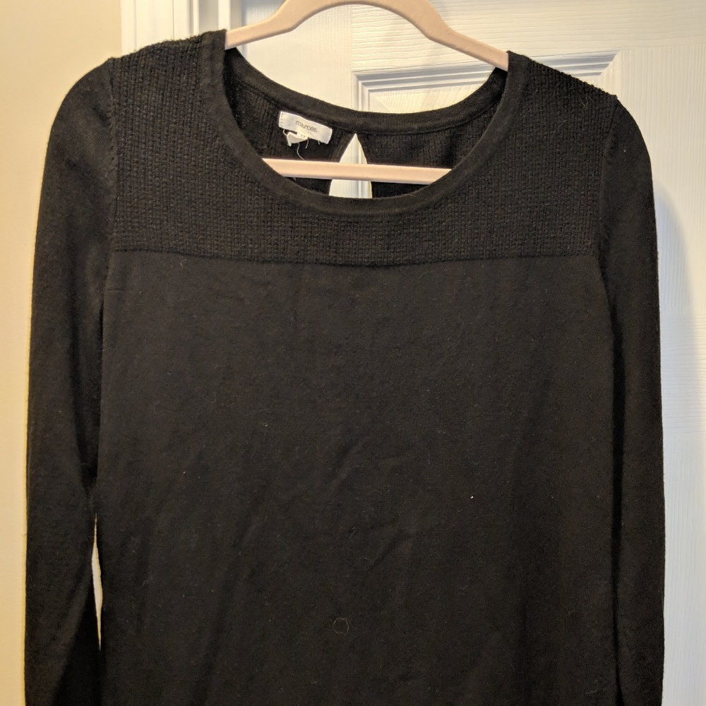Long sleeved black sweater